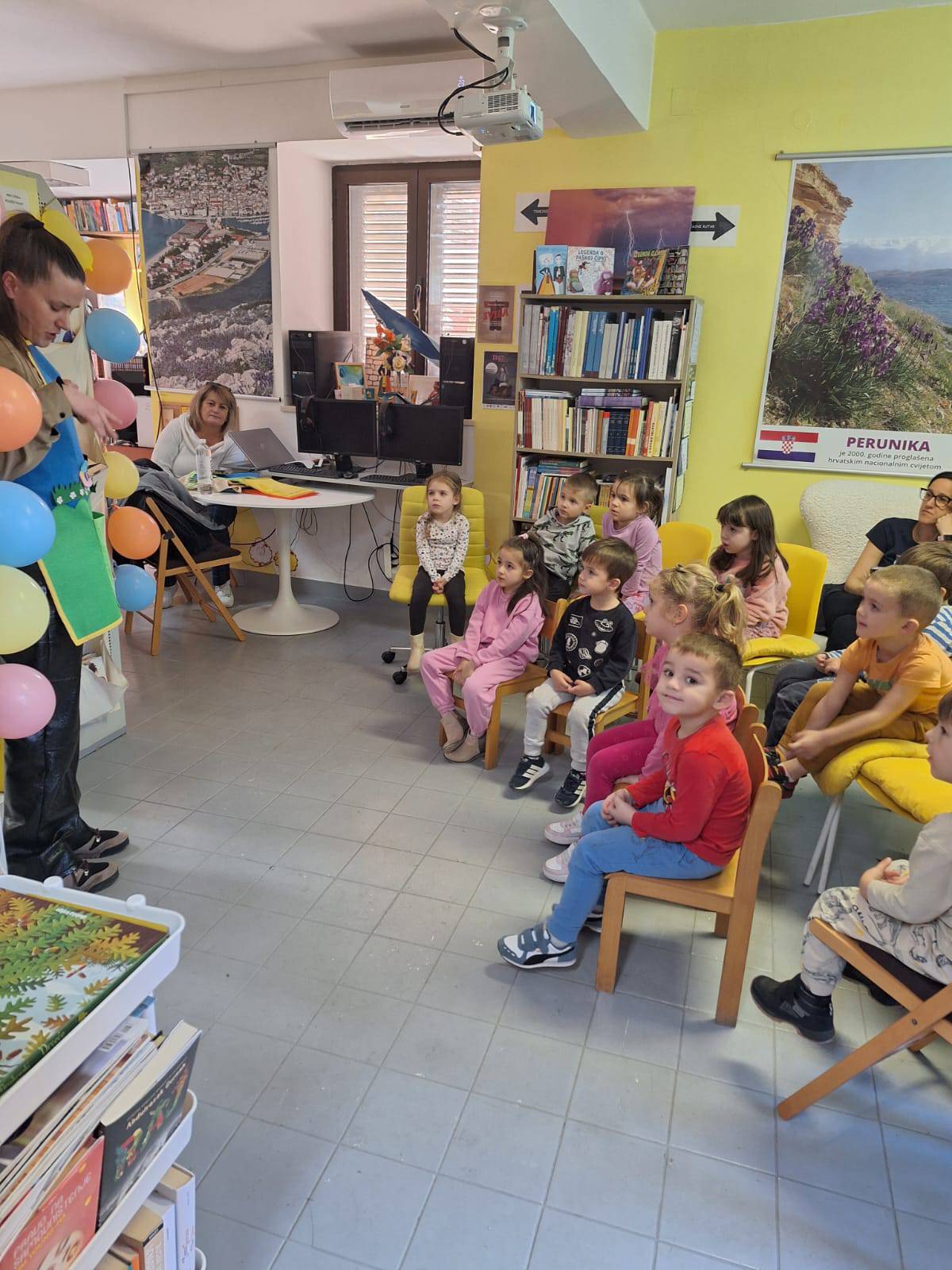 Pregača Pričalica u Gradskoj knjižnici Pag